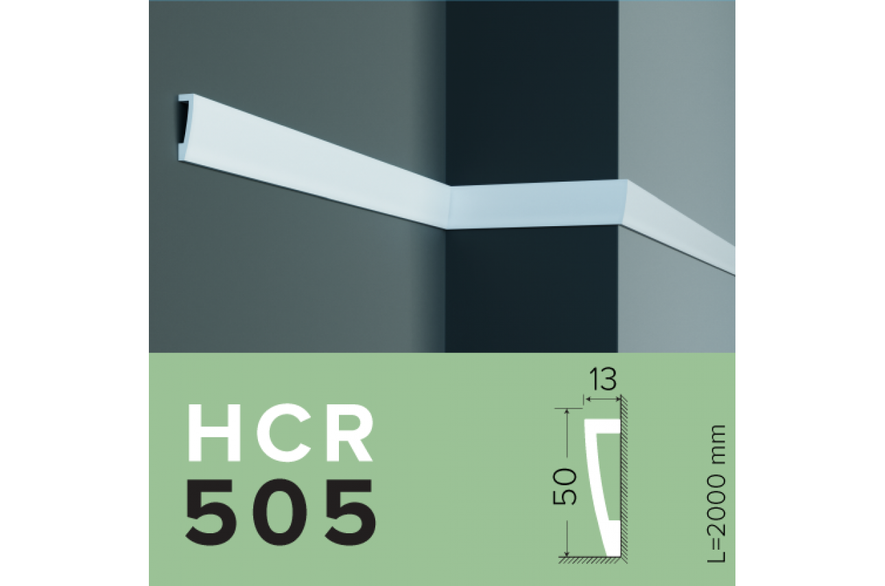 Плінтус полімерний Grand Decor HCR 505