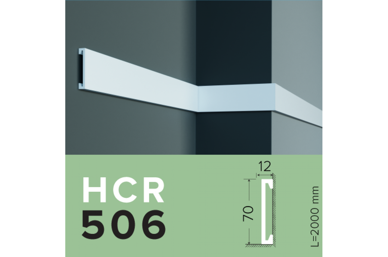 Плінтус полімерний Grand Decor HCR 506