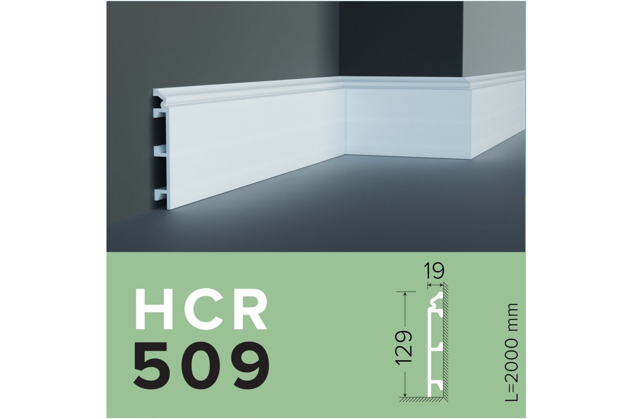 Плінтус полімерний Grand Decor HCR 509