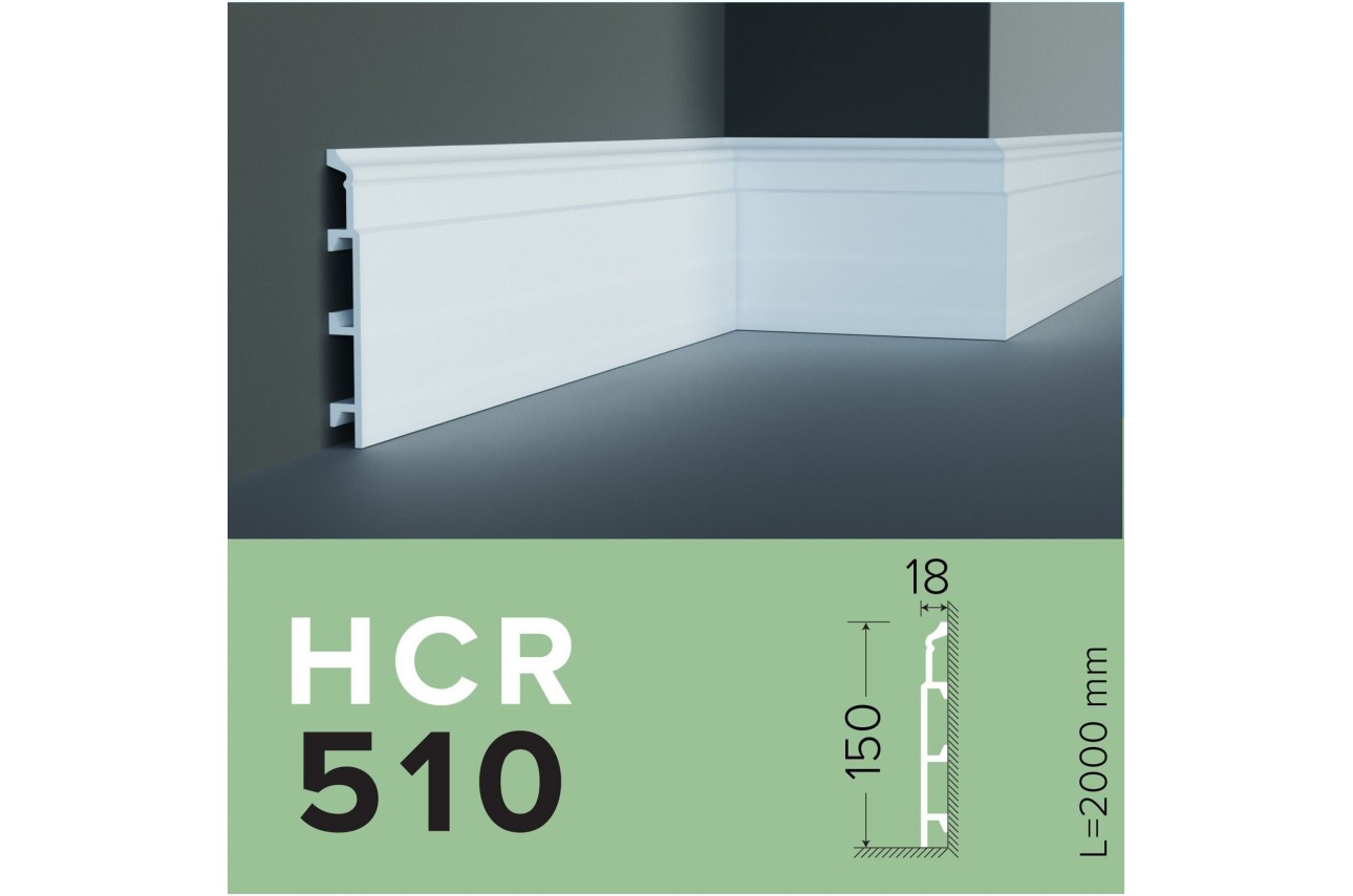 Плінтус полімерний Grand Decor HCR 510