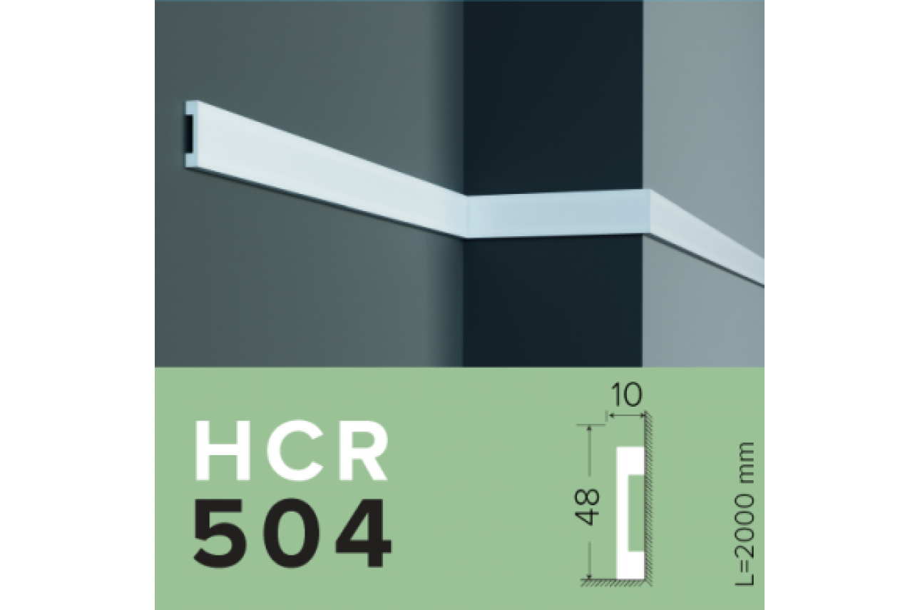 Плінтус полімерний Grand Decor HCR 504